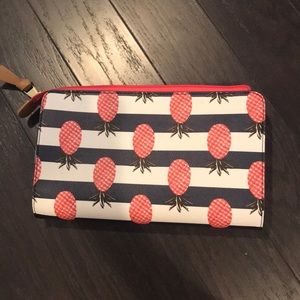 Brand new with tag: Tory Burch clutch w/strap!